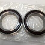 Angular Contact Ball Bearing Pair – Straight Bore, 80 mm ID, 125 mm OD, 44 mm Width, Open, 15° Contact Angle, Back-to-Back Arrangement.