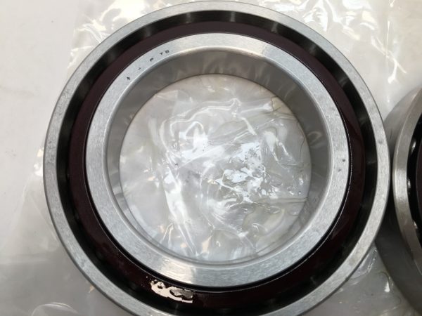 Angular Contact Ball Bearing Pair – Straight Bore, 80 mm ID, 125 mm OD, 44 mm Width, Open, 15° Contact Angle, Back-to-Back Arrangement.