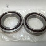 Angular Contact Ball Bearing Pair – Straight Bore, 80 mm ID, 125 mm OD, 44 mm Width, Open, 15° Contact Angle, Back-to-Back Arrangement.