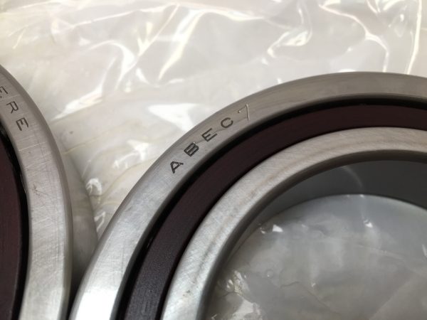 Angular Contact Ball Bearing Pair – Straight Bore, 80 mm ID, 125 mm OD, 44 mm Width, Open, 15° Contact Angle, Back-to-Back Arrangement.