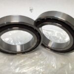 Angular Contact Ball Bearing Pair – Straight Bore, 80 mm ID, 125 mm OD, 44 mm Width, Open, 15° Contact Angle, Back-to-Back Arrangement.