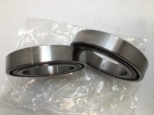 Angular Contact Ball Bearing Pair – Straight Bore, 80 mm ID, 125 mm OD, 44 mm Width, Open, 15° Contact Angle, Back-to-Back Arrangement.