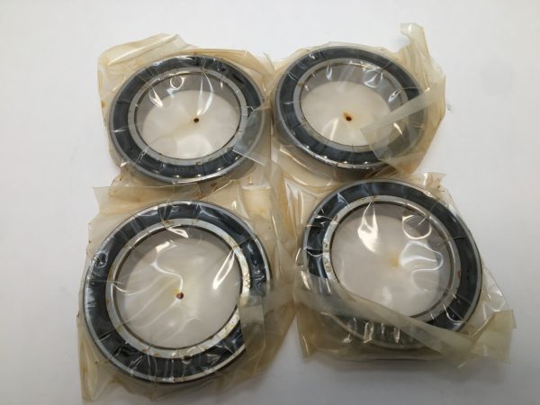 Angular Contact Ball Bearing – 75 mm ID, 115 mm OD, 20 mm Width, Open, 15° Contact Angle, Quadruplex, Light Preload.