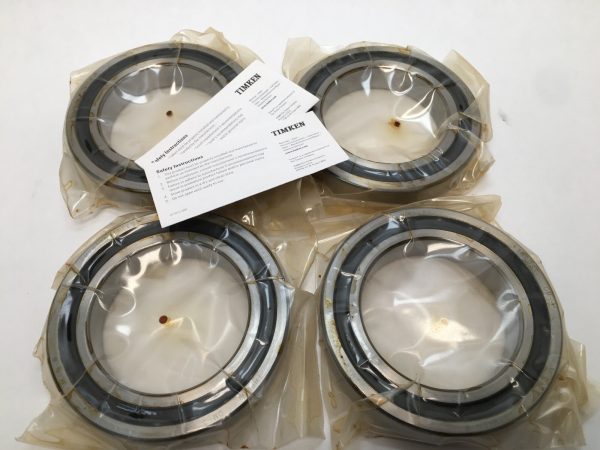 Angular Contact Ball Bearing – 75 mm ID, 115 mm OD, 20 mm Width, Open, 15° Contact Angle, Quadruplex, Light Preload.