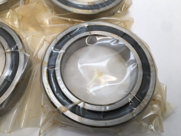 Angular Contact Ball Bearing – 75 mm ID, 115 mm OD, 20 mm Width, Open, 15° Contact Angle, Quadruplex, Light Preload.