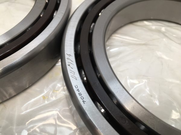 Angular Contact Bearing – 120 mm ID, 180 mm OD, 28 mm Width, Open, 15° Contact Angle