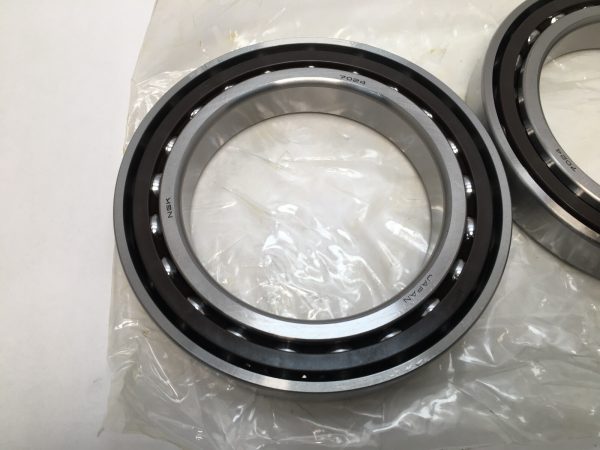 Angular Contact Bearing – 120 mm ID, 180 mm OD, 28 mm Width, Open, 15° Contact Angle