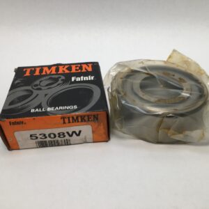 Angular Contact Bearing - 40 mm ID, 90 mm OD, 36.5 mm Width, Open, 25° contact angle.