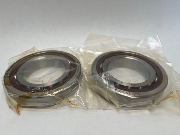 Angular Contact Ball Bearing – 70 mm ID, 125 mm OD, 24 mm Width, Open, 15 ° Contact Angle.
