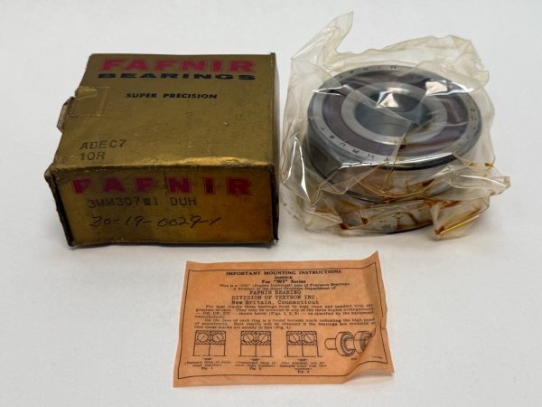 Angular Contact Ball Bearing – 35 mm ID, 80 mm OD, 21 mm Width, Open, 25°, Heavy Preload
