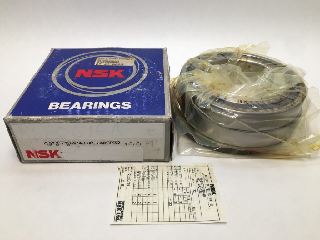 Angular contact bearings – 100 mm ID, 150 mm OD, 24 mm Width, Open, 15°, Light preload.