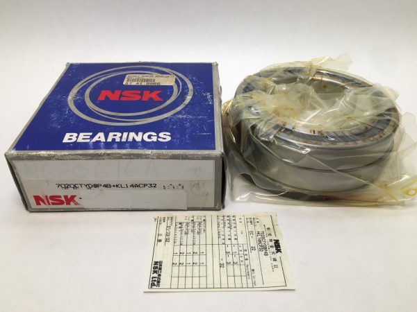 Angular contact bearings – 100 mm ID, 150 mm OD, 24 mm Width, Open, 15°, Light preload.