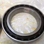 Angular contact bearings – 100 mm ID, 150 mm OD, 24 mm Width, Open, 15°, Light preload.