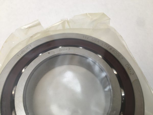 Angular Contact Bearing – 70 mm ID, 125 mm OD, 24 mm Width, Open, 15°.