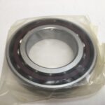 Angular Contact Bearing – 70 mm ID, 125 mm OD, 24 mm Width, Open, 15°.