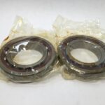 Angular contact bearings – 70 mm ID, 125 mm OD, 24 mm Width, Open, 25°, Light preload.