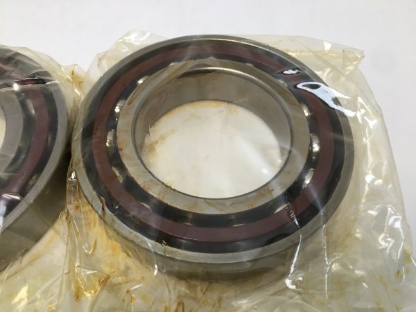Angular contact bearings – 70 mm ID, 125 mm OD, 24 mm Width, Open, 25°, Light preload.