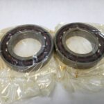 Angular contact bearings – 70 mm ID, 125 mm OD, 24 mm Width, Open, 25°, Light preload.