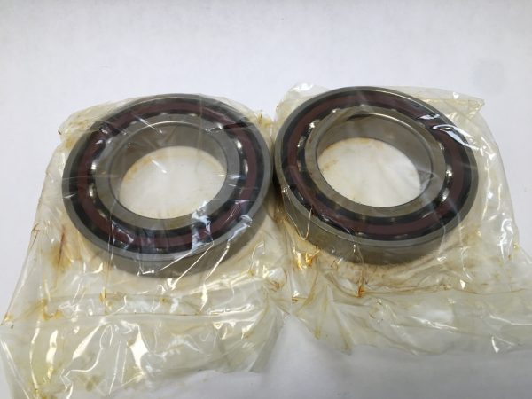 Angular contact bearings – 70 mm ID, 125 mm OD, 24 mm Width, Open, 25°, Light preload.