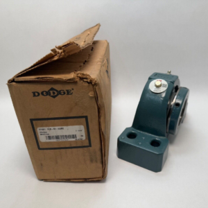 Pillow Block Bearing - 2.1875 in Bore, 4-Bolt Base, Cast Iron, Type E.