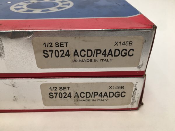 Angular Contact Bearing – 120 mm ID, 180 mm OD, 28 mm Width, Double Seal, 15° Contact Angle