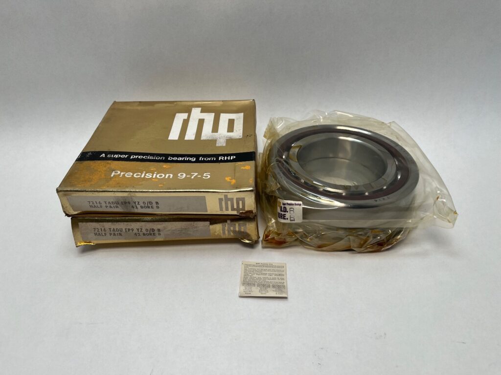 Angular Contact Ball Bearing – 80 mm ID, 140 mm OD, 26 mm Width, Open, 25° Contact Angle, Light Preload.