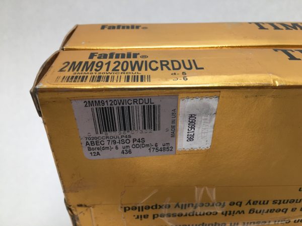 Angular Contact Ball Bearing – 100 mm ID, 150 mm OD, 24 mm Width, Open, 15°, Light Preload.
