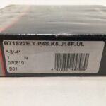Angular contact bearings – 110 mm ID, 150 mm OD, 20 mm Width, Open, 25°, Light preload.