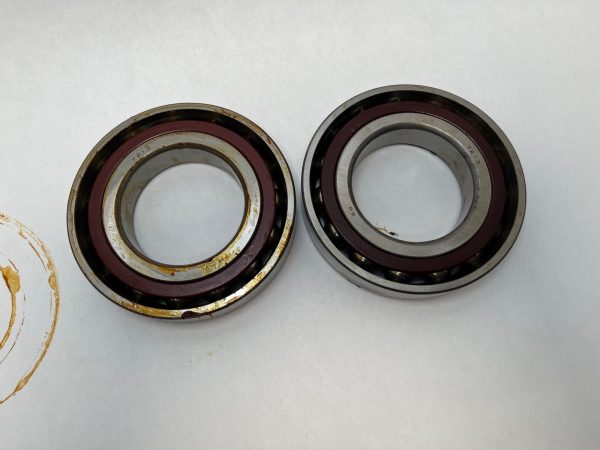 Angular Contact Ball Bearing – 65 mm ID, 120 mm OD, 46 mm Width, Open, 15°.