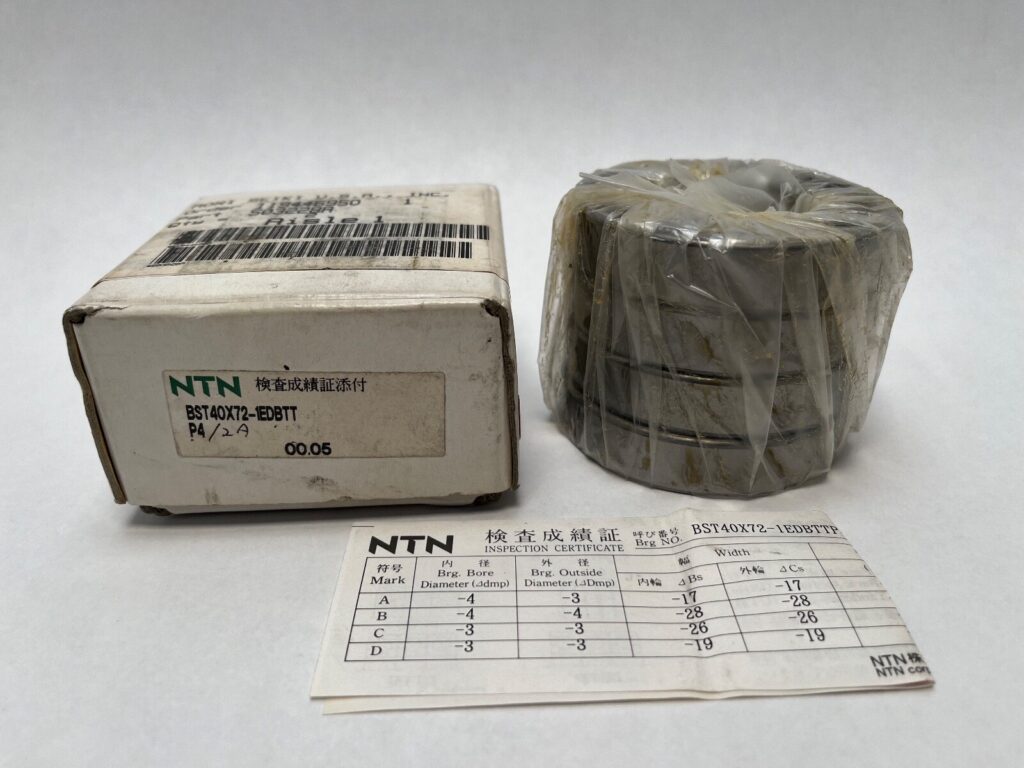 Angular contact bearings – 40 mm ID, 72 mm OD, 15 mm Width, Open, 60°.