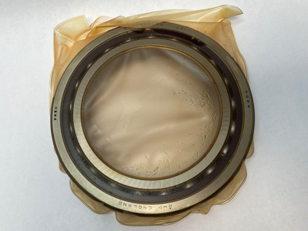 Angular Contact Ball Bearing – Straight Bore, 120 mm ID, 180 mm OD, 28 mm Width, Open, 15° Contact Angle.