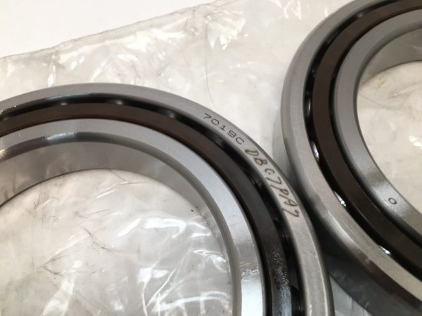Angular Contact Ball Bearing – Straight Bore, 95 mm ID, 145 mm OD, 24 mm Width, Open, 15° Contact Angle, Normal Internal clearance.