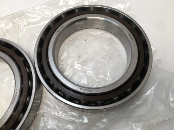 Angular Contact Ball Bearing – Straight Bore, 95 mm ID, 145 mm OD, 24 mm Width, Open, 15° Contact Angle, Normal Internal clearance.