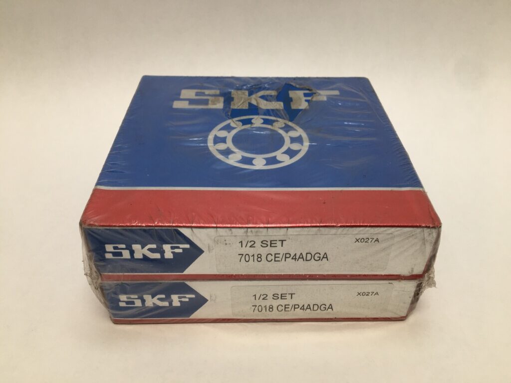 Angular Contact Ball Bearing – 90 mm ID, 140 mm OD, 24 mm Width, Open, 15° Contact Angle, Light Preload.