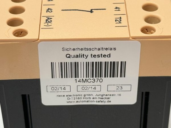 Riese RS-NAGM-P Safety Relay RSNAGM-P AR.9605.9001 24 V DC