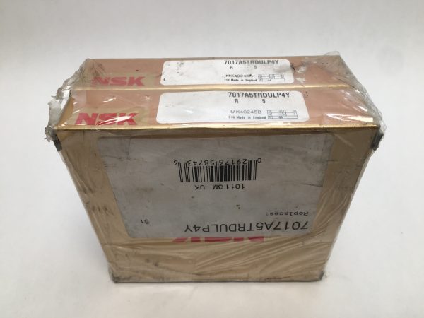 Angular contact bearings – 85 mm ID, 130 mm OD, 22 mm Width, Open, 25°, Light preload.