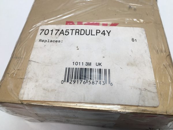Angular contact bearings – 85 mm ID, 130 mm OD, 22 mm Width, Open, 25°, Light preload.