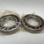Angular Contact Ball Bearing – 65 mm ID, 120 mm OD, 23 mm Width, Open, 15° Contact Angle, Light Preload.
