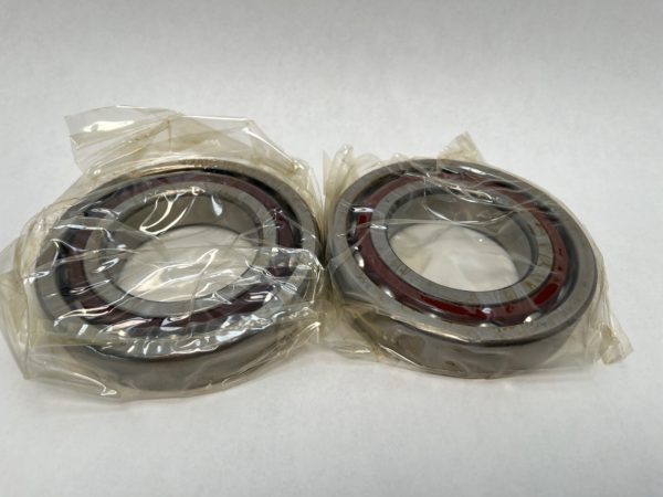 Angular Contact Ball Bearing – 65 mm ID, 120 mm OD, 23 mm Width, Open, 15° Contact Angle, Light Preload.
