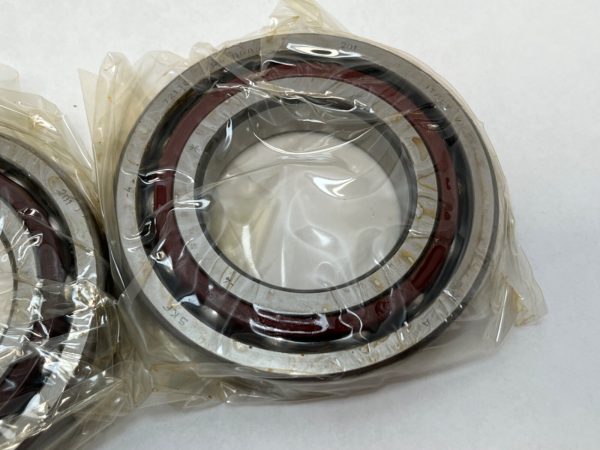 Angular Contact Ball Bearing – 65 mm ID, 120 mm OD, 23 mm Width, Open, 15° Contact Angle, Light Preload.