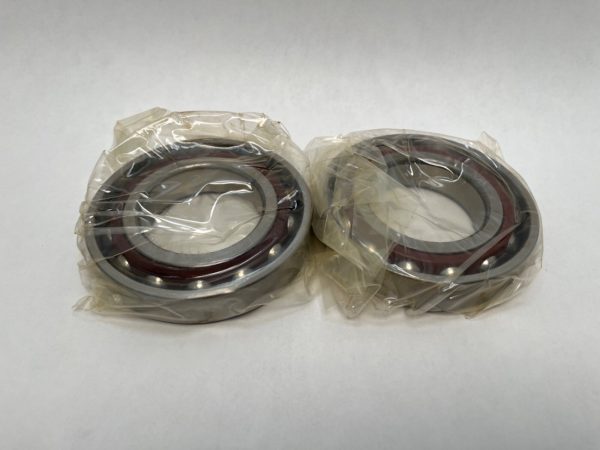 Angular Contact Ball Bearing – 65 mm ID, 120 mm OD, 23 mm Width, Open, 15° Contact Angle, Light Preload.
