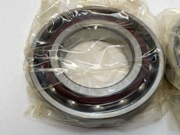 Angular Contact Ball Bearing – 65 mm ID, 120 mm OD, 23 mm Width, Open, 15° Contact Angle, Light Preload.