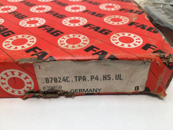 FAG B7024C.TPA.P4S.UL Bearing 120x180x28 mm B-7024-C-TPA-P4-K5-UL Germany