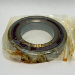 Angular Contact Bearing – 75 mm ID, 130 mm OD, 25 mm Width, Open, 15°.