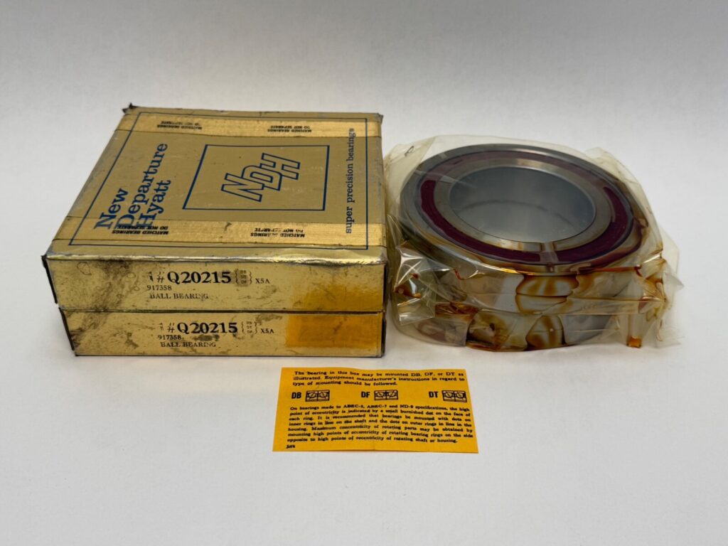 Angular Contact Bearing – 75 mm ID, 130 mm OD, 25 mm Width, Open, 15°.