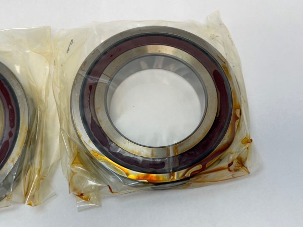 Angular Contact Bearing – 75 mm ID, 130 mm OD, 25 mm Width, Open, 15°.