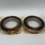 Angular Contact Bearing – 75 mm ID, 130 mm OD, 25 mm Width, Open, 15°.