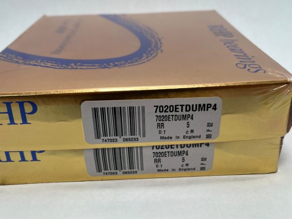Angular contact bearings – 100 mm ID, 150 mm OD, 24 mm Width, Open, 25°, Medium preload.