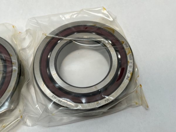 Angular Contact Ball Bearing – Straight Bore, 45 mm ID, 85 mm OD, 19 mm Width, Open, 15° Contact Angle, Medium Preload.