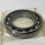 Deep Groove Ball Bearing – Straight Bore, 60 mm ID, 95 mm OD, 18 mm Width, Open.